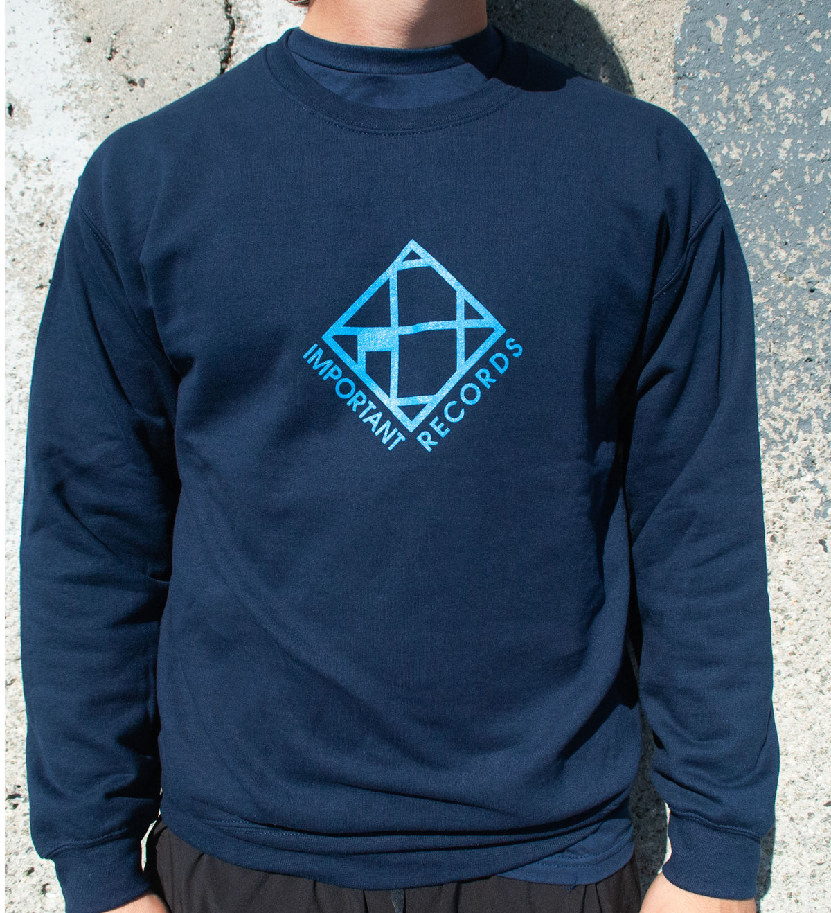 Fall 2026 - Imprec Classic Logo - Red/Blue Monochromatic - Crew Neck Sweatshirt