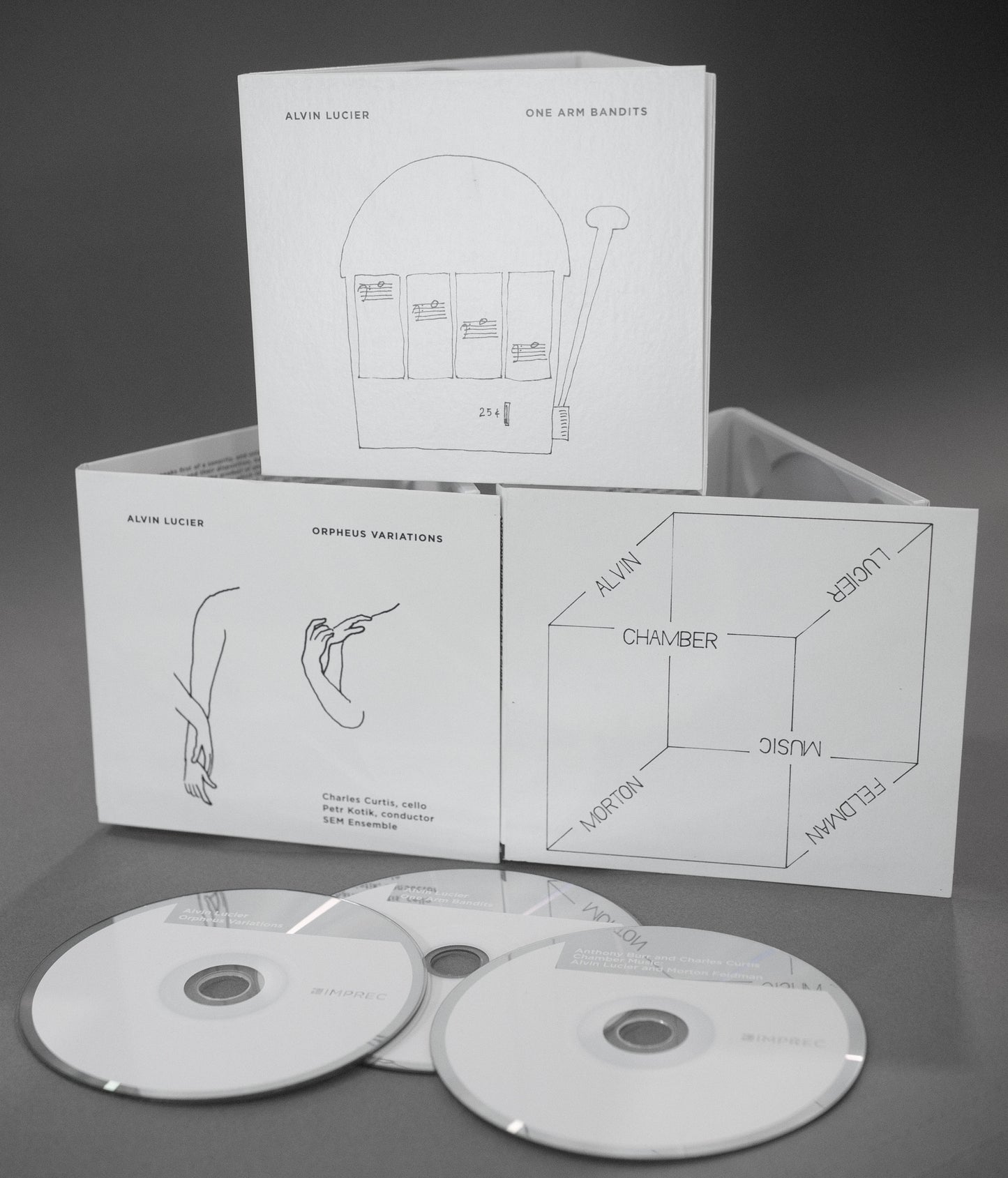 Alvin Lucier Bundle - 3 CDs