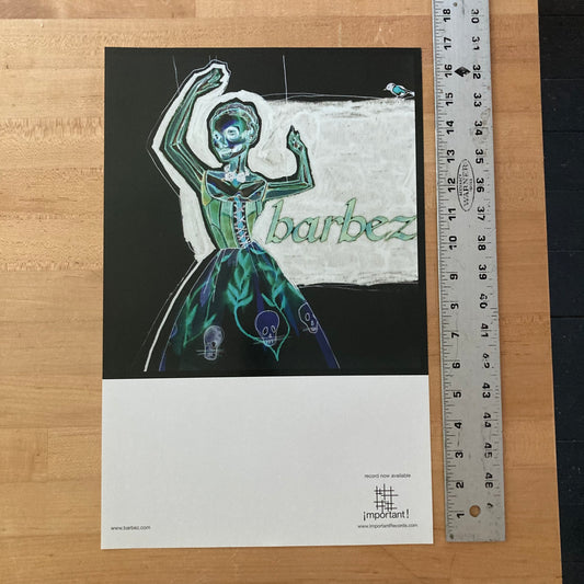 Barbez Self Titled - Original Promo Concert Poster