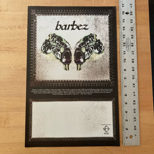 Barbez Insignificance - Original Promo Concert Poster
