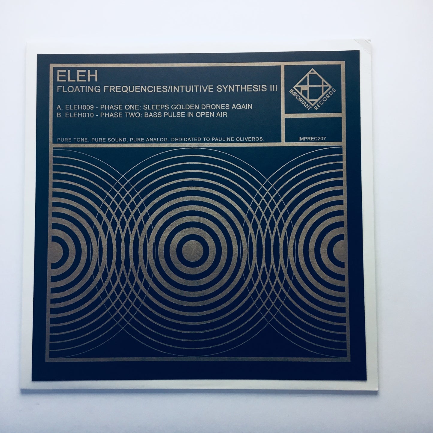 Eleh - Floating Frequencies/Intuitive Synthesis, Volume III - LP
