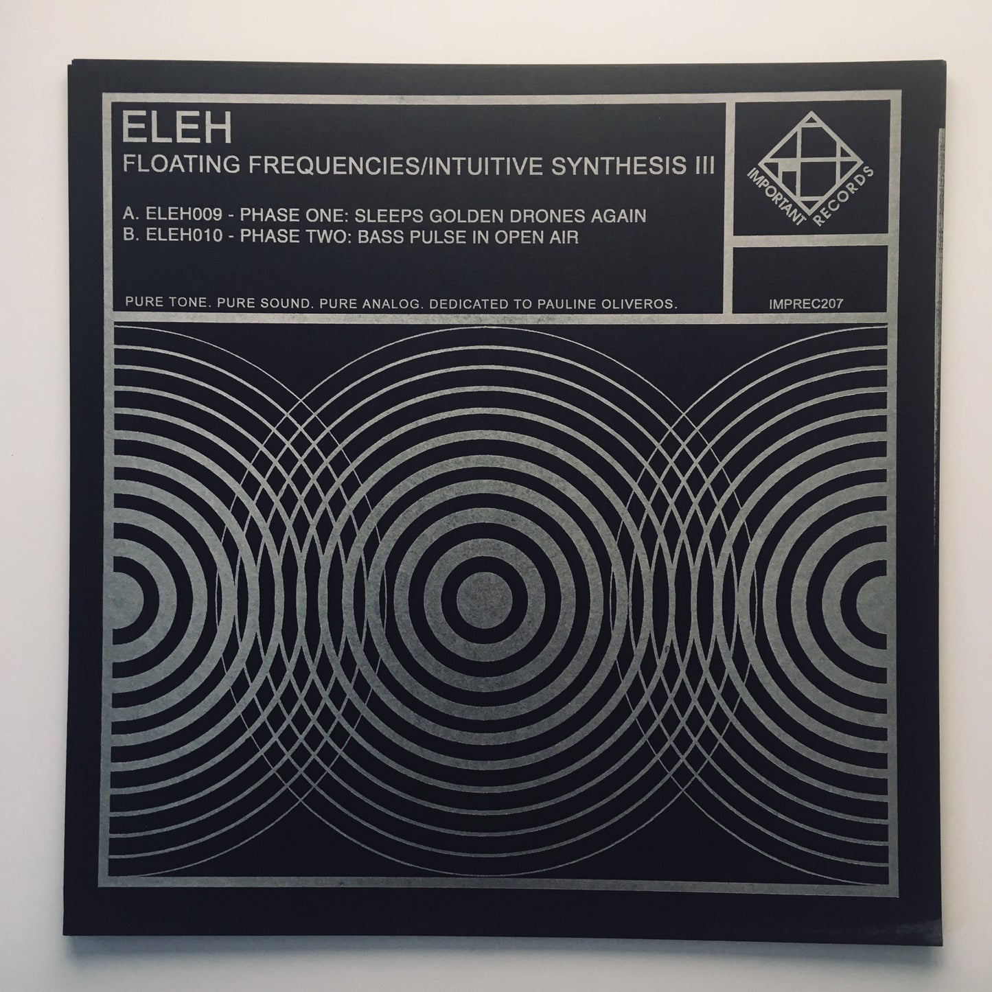 ELEH - Floating Frequencies III - Letterpress cover print