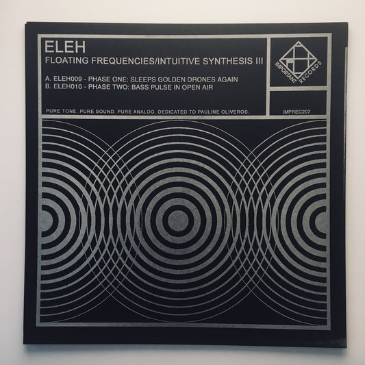 ELEH - Floating Frequencies III - Letterpress cover print