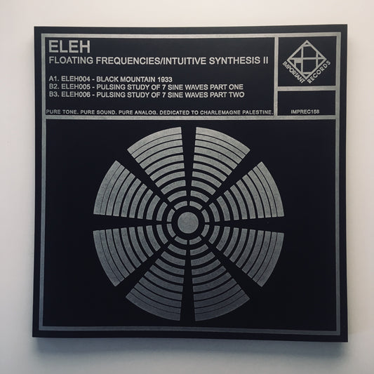 ELEH - Floating Frequencies II - Letterpress cover print
