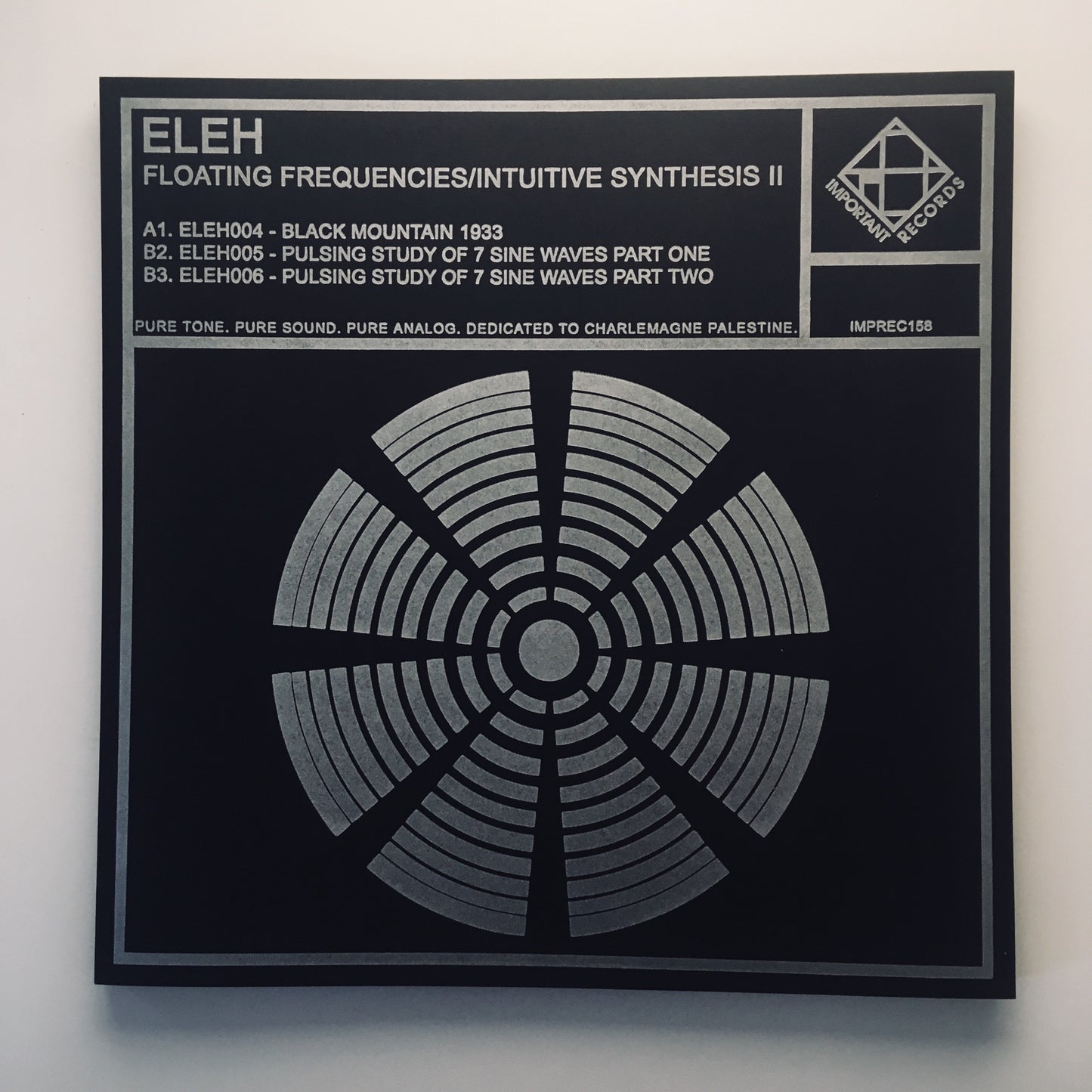 ELEH - Floating Frequencies II - Letterpress cover print