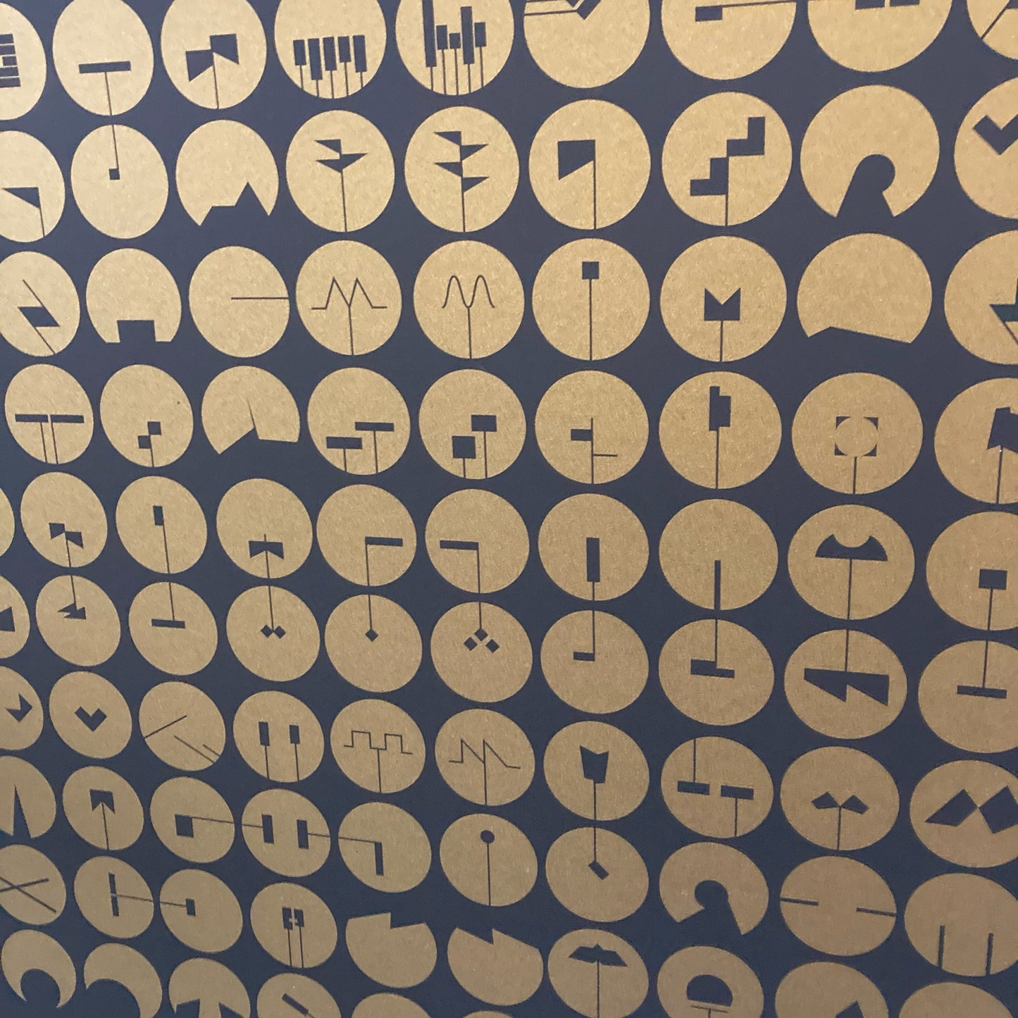 Circle Four: 100 Gongs for Arieto - Screen Print 24" Square