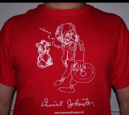 Daniel Johnston - Wanna Play Frisbee? T Shirt