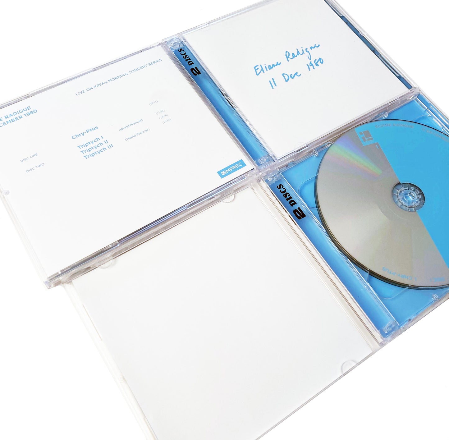 Eliane Radigue - 11 Dec 1980 - Double CD