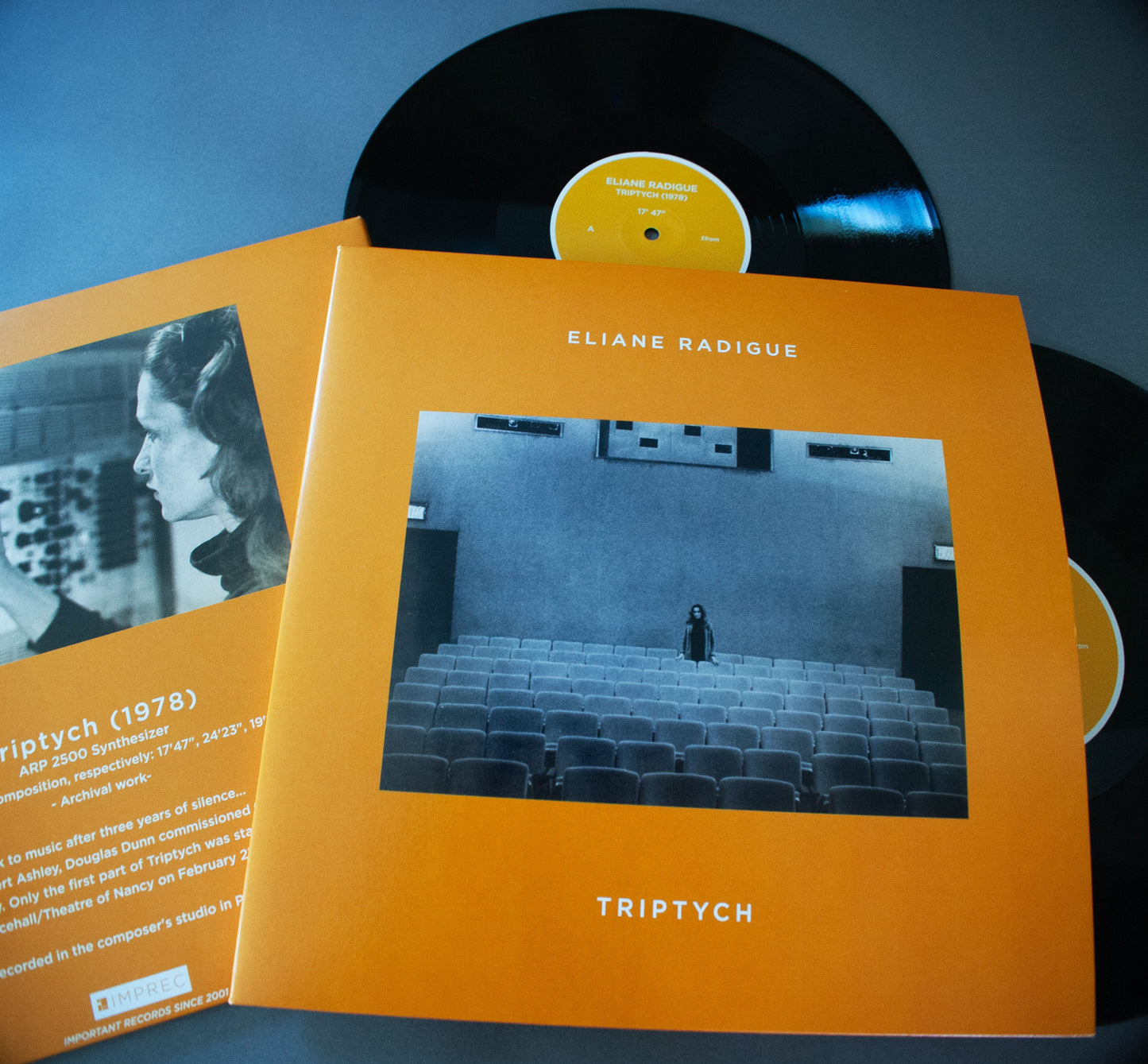 Eliane Radigue - Triptych - 2LP/CD - ** VINYL PRE-ORDER **