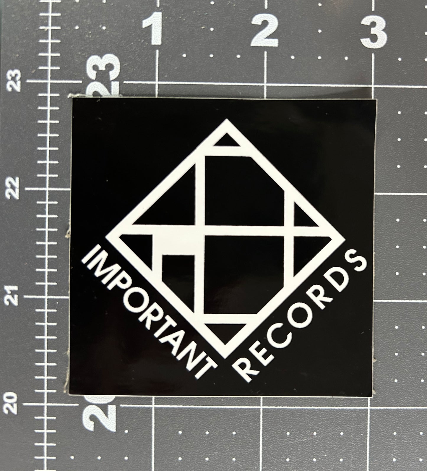 Mondrian 2 - Black Vinyl Weatherproof Sticker