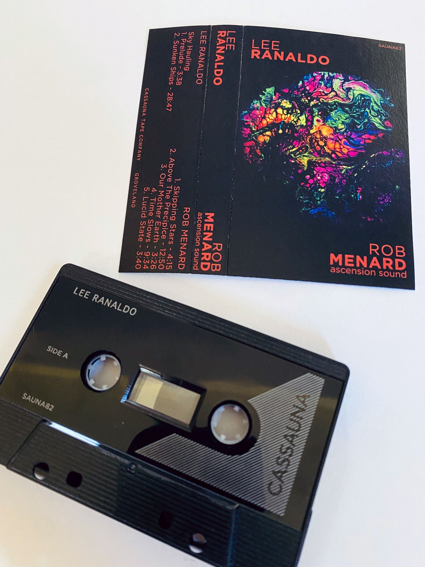 Lee Ranaldo/Rob Menard (Ascension Sound) Split Cassette Release C60