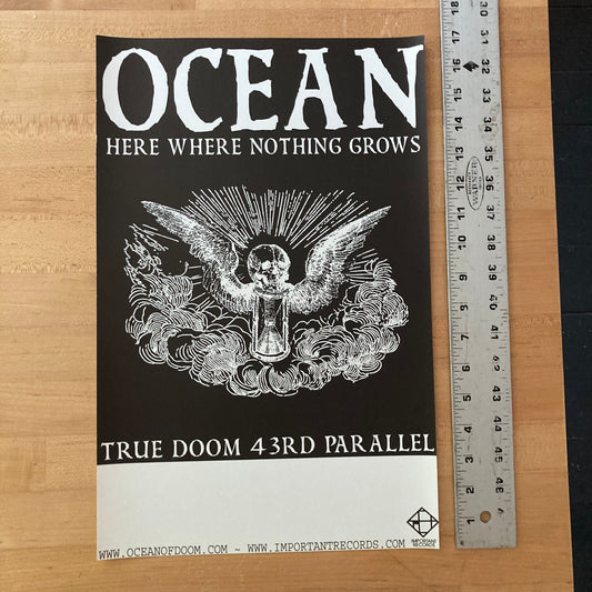 Ocean- Here Where Nothing Grows - Original Promo/Concert Poster