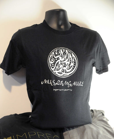 Muslimgauze - Uzbekistani - White On Black - T Shirt