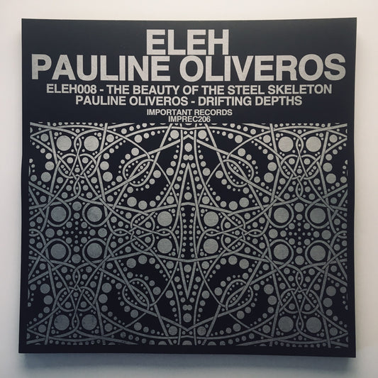 Pauline Oliveros/ELEH - Split LP - Letterpress print