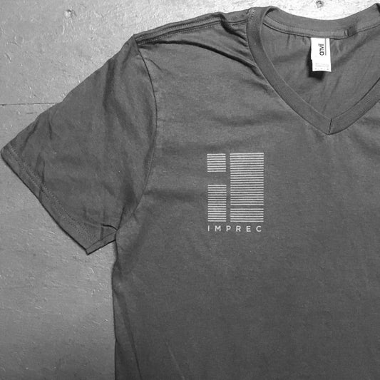 Imprec Pocket Print V-Neck - Fitted T-Shirt