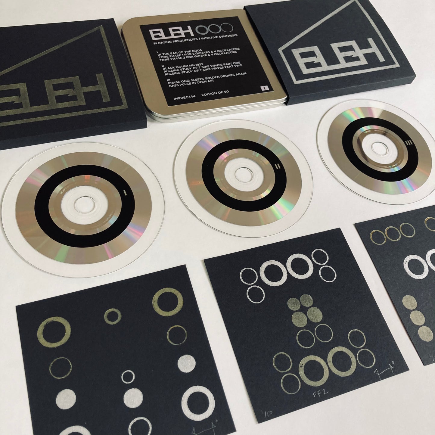 ELEH - Floating Frequencies 3 CD & Letterpress Print Set