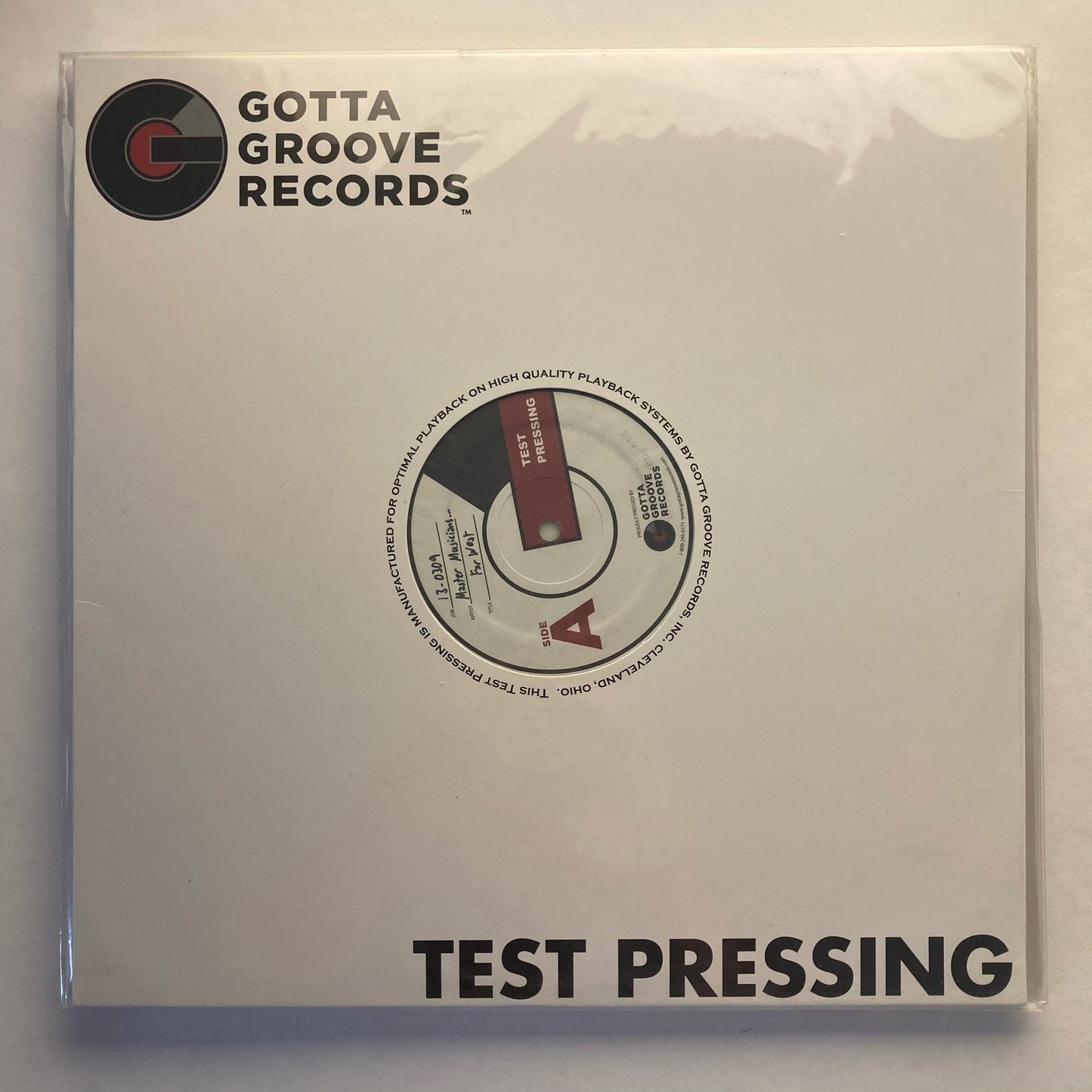 Test Pressing - List 2  (not alphabetized)