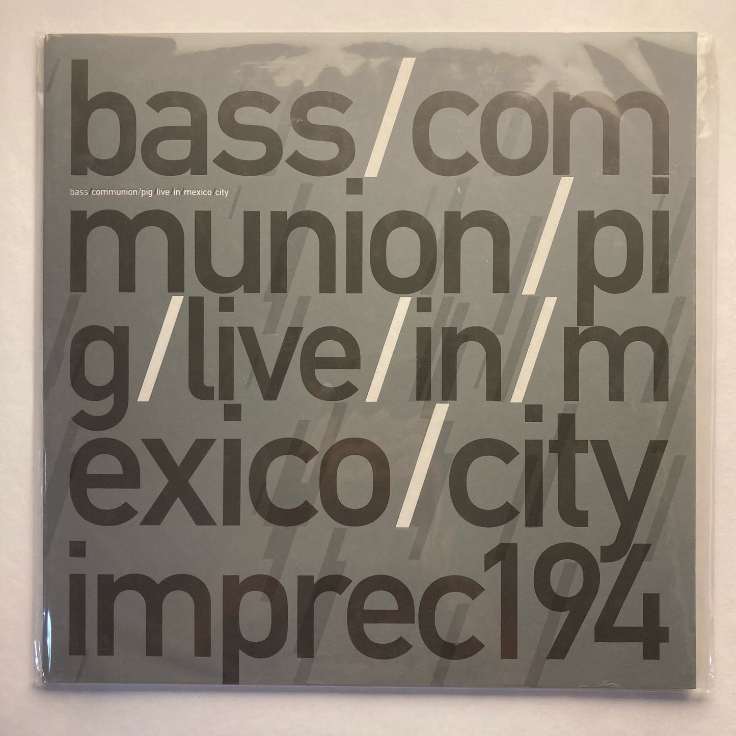 Bass Communion/Pig - Live In Mexico - LP