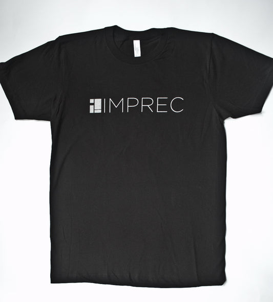 IMPREC Text Logo - Black T Shirt