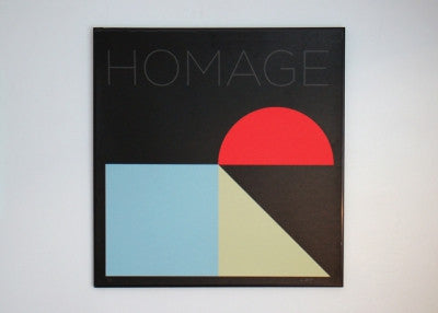 Homage - 4 Color Screen Print - 25" x 25" (signed, ed. 50)