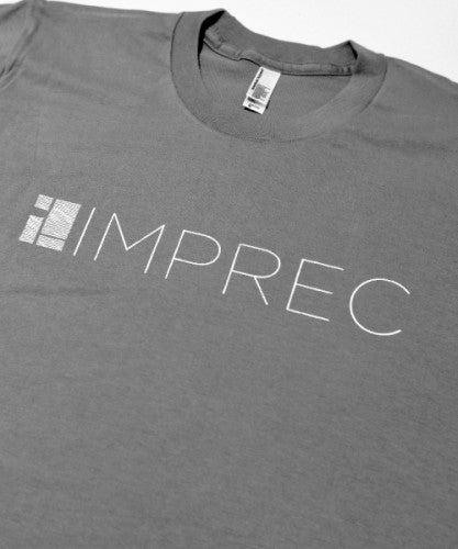 IMPREC Text Logo - Grey T Shirt