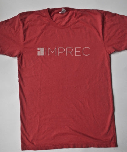 IMPREC Text Logo - Red Punch T Shirt
