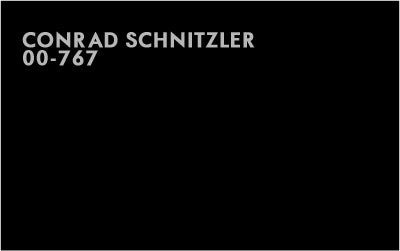 Conrad Schnitzler - 00-767 - Cassette