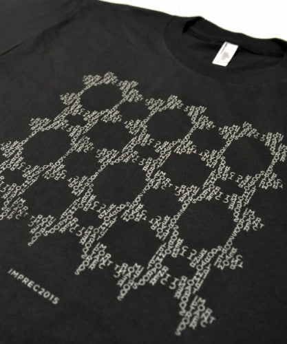 Laced Text - Imprec Black T Shirt